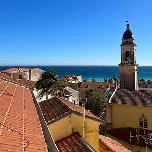Palm Riviera Capucins - Vieille Ville De Menton - Vue Mer Appartement